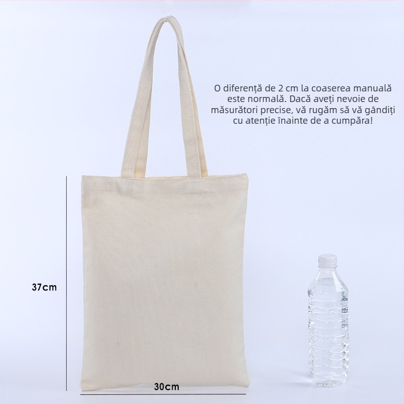 Geantă din pânză personalizabilă cu logo – geantă de cumpărături ecologică