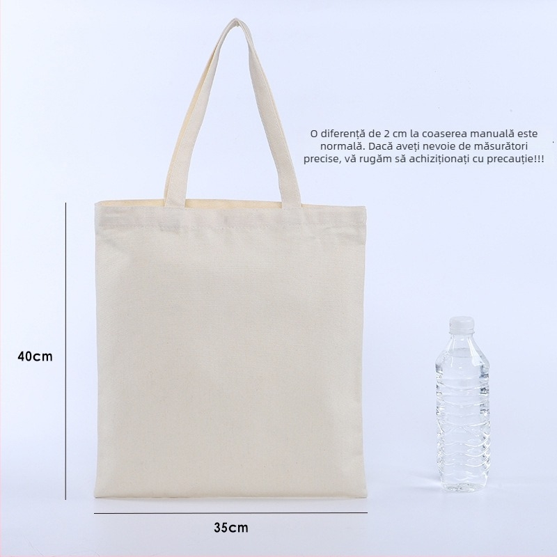Geantă din pânză personalizabilă cu logo – geantă de cumpărături ecologică