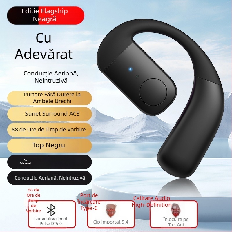 Nothing 2025 Căști Bluetooth Fără Fir pentru Un Ureche, Poartă pe Stânga sau Dreapta, Durată Mare a Bateriei, Reducere a Zgomotului