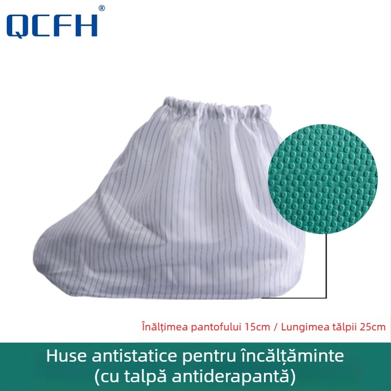 Huse pentru pantofi anti-statice, lavabile, protecție împotriva prafului, pentru spații interioare curate, unisex, mărimi 35–46