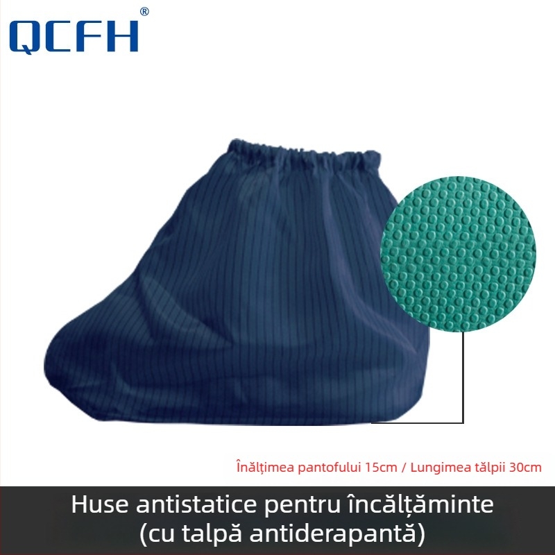 Huse pentru pantofi anti-statice, lavabile, protecție împotriva prafului, pentru spații interioare curate, unisex, mărimi 35–46