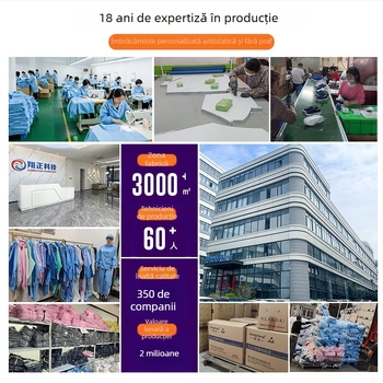 Acoperiri antistatice pentru încălțăminte, lavabile, cu talpă din cauciuc antiderapant, pentru spații curate și ateliere fără praf