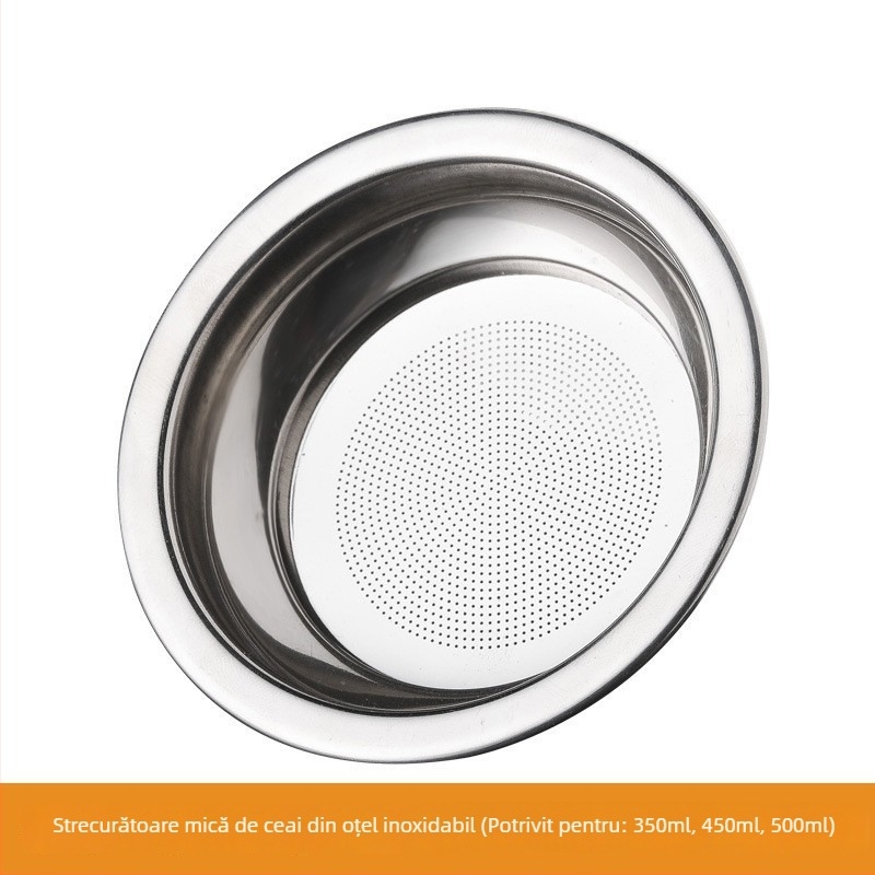 Set Gongfu de ceai din sticlă pătrat, cu mâner din lemn, design rezistent la căldură, include filtru de ceai și accesorii