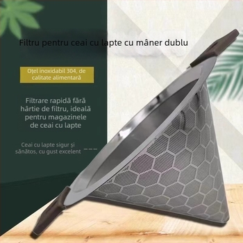 Filtru conic pentru ceai cu filtru pentru frunze de ceai și plasă de cafea, stilul nou chinezesc de separare ceai-apă, capac mare pentru Gongfu ceai acasă
