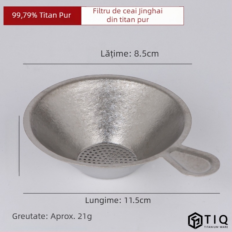 Filtru de ceai din titan, cu formă de dovleac, pentru Gongfu