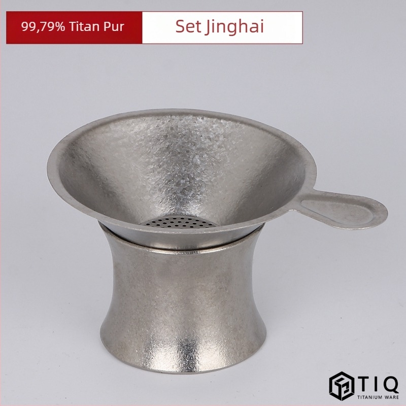 Filtru de ceai din titan, cu formă de dovleac, pentru Gongfu