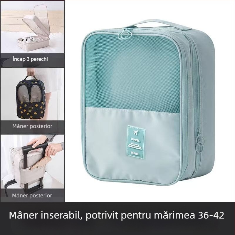 Geantă de călătorie pentru pantofi, cu mai multe compartimente, portabilă, impermeabilă și protecție împotriva prafului
