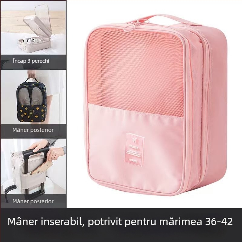 Geantă de călătorie pentru pantofi, cu mai multe compartimente, portabilă, impermeabilă și protecție împotriva prafului