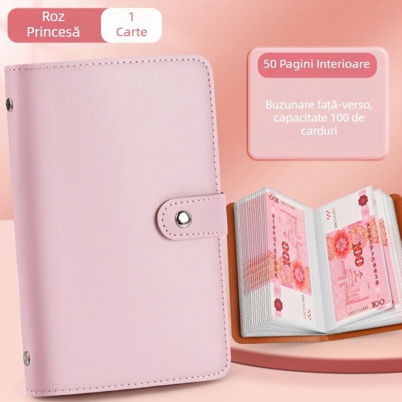 Carte de depozitare RMB, cu capacitate mare, dosar de colecție a bancnotelor