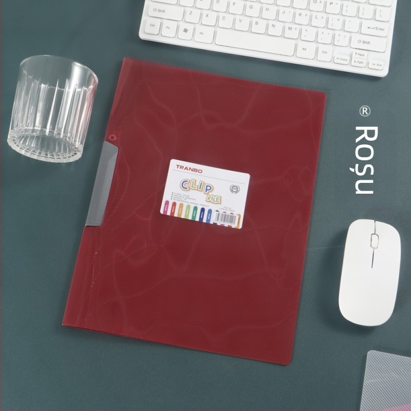 Dosar de documente cu închidere laterală și mecanism rotativ, format A4, capacitate mare pentru lucrări ale elevilor