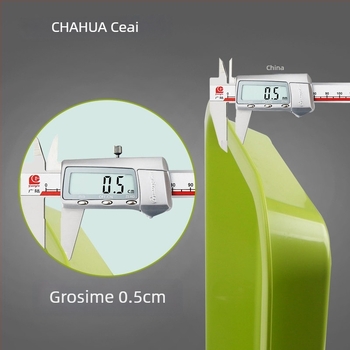 CHAHUA Tavă de ceai din plastic, pătrată, pentru bucătărie, tavă de drenaj pentru ceai și spațiu de depozitare pentru cești, ceai de fructe
