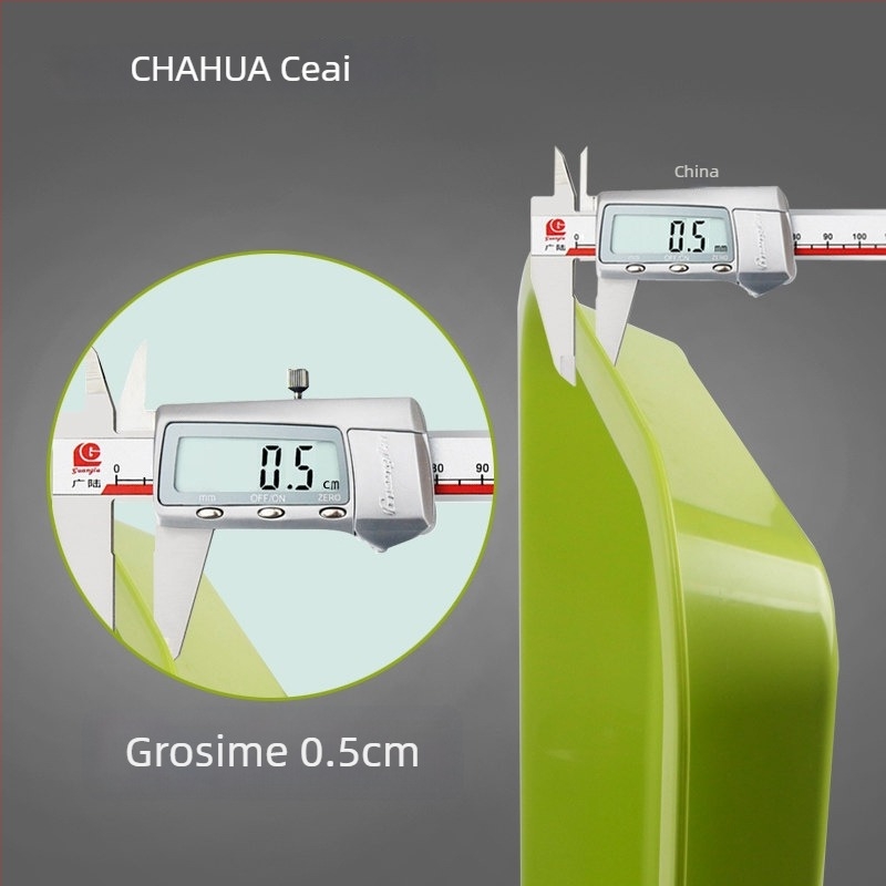 CHAHUA Tavă de ceai din plastic, pătrată, pentru bucătărie, tavă de drenaj pentru ceai și spațiu de depozitare pentru cești, ceai de fructe