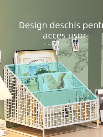 Raft de depozitare din lemn masiv, cu mai multe niveluri, pentru cărți, reviste, cărți ilustrate, gustări și cosmetice