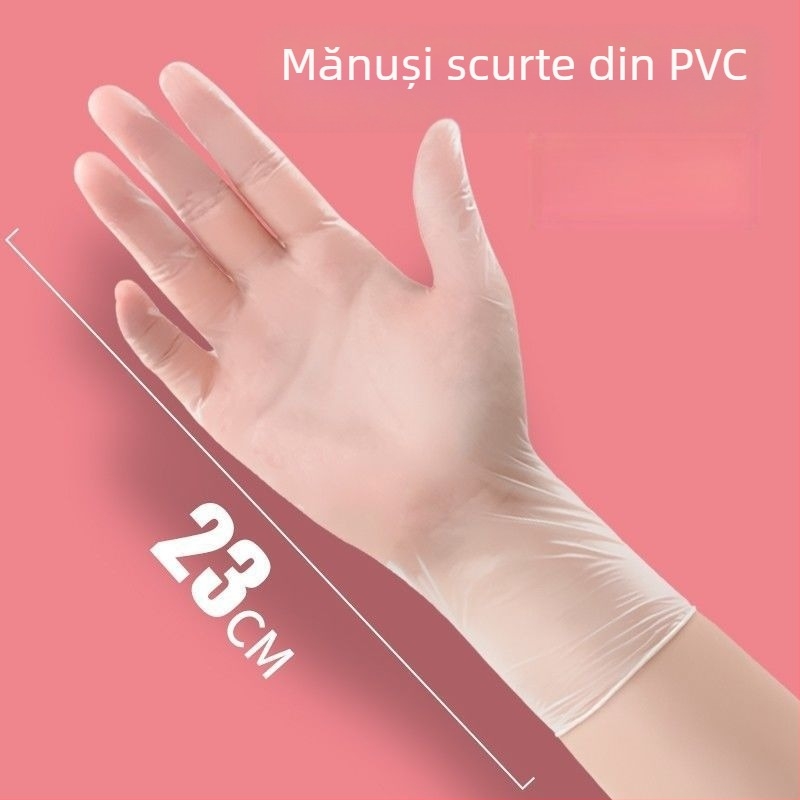 Mănuși din PVC de unică folosință pentru frumusețe și îngrijire corporală: masaj la spate, masaj la picioare, pedichiură, spălare păr acasă, catering, rezistente la ulei, utilizare comercială