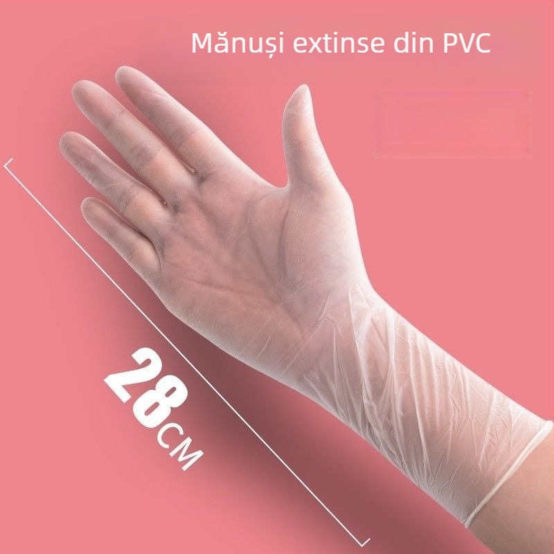 Mănuși din PVC de unică folosință pentru frumusețe și îngrijire corporală: masaj la spate, masaj la picioare, pedichiură, spălare păr acasă, catering, rezistente la ulei, utilizare comercială