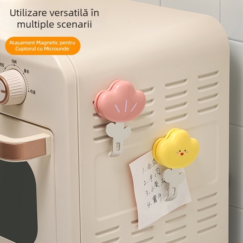 Deschizător magnetic multifuncțional pentru sticle, magnet pentru frigider portabil și clips de sigilare a gustărilor