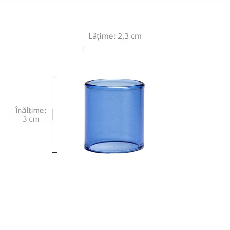 Moji suport de capac din sticlă pentru gaiwan și ceainic din lut purpuriu – accesorii pentru ceremonia ceaiului, decor