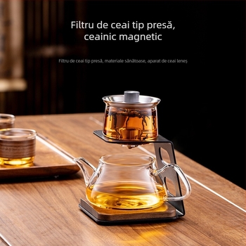 Infuzor magnetic pentru ceai, preparare ușoară, separare ceai-apă cu o atingere, ustensile de ceai de înaltă clasă în stil nou chinezesc