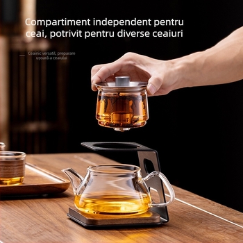 Infuzor magnetic pentru ceai, preparare ușoară, separare ceai-apă cu o atingere, ustensile de ceai de înaltă clasă în stil nou chinezesc