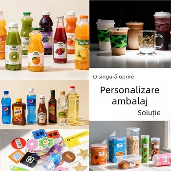 Sticlă transparentă din plastic cu capac, 500 ml – de calitate alimentară, pentru sucuri, băuturi, enzime și miere