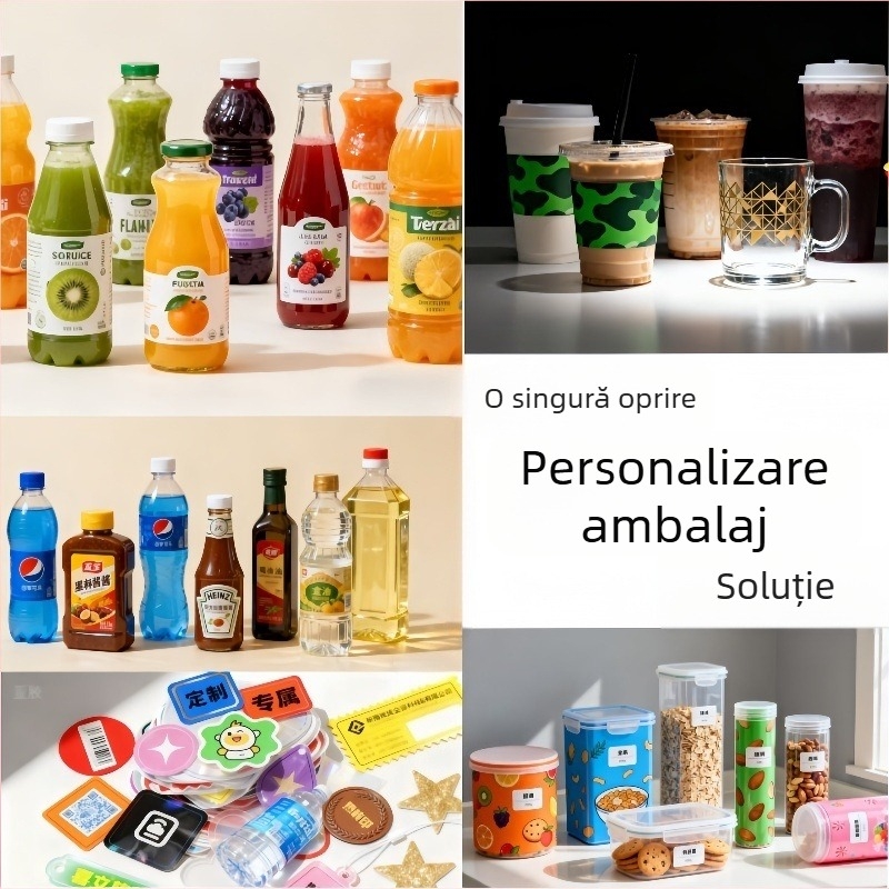 Sticlă transparentă din plastic cu capac, 500 ml – de calitate alimentară, pentru sucuri, băuturi, enzime și miere