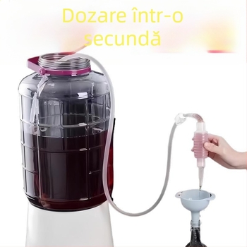 Dozator de vin pentru uz casnic, cu alimentare automată