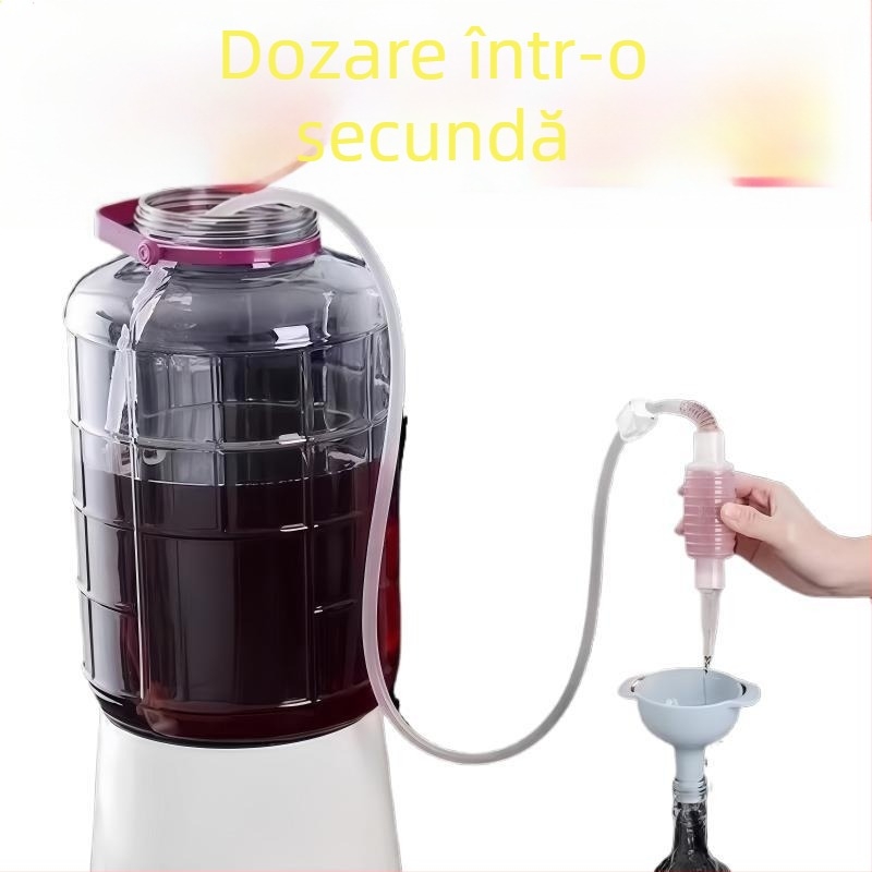 Dozator de vin pentru uz casnic, cu alimentare automată