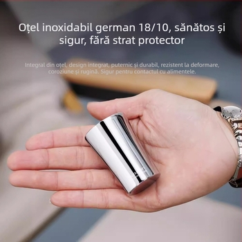 Pahar pentru băuturi spirtoase din oțel inoxidabil 316, îngroșat, rezistent la cădere, capacitate 1–100 ml, design modern minimalist, culoare solidă, un pahar, cu logo imprimat