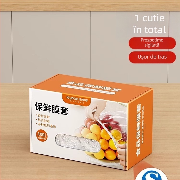Good Helper Capace de unică folosință din folie alimentară, cu elastic, pentru boluri și farfurii