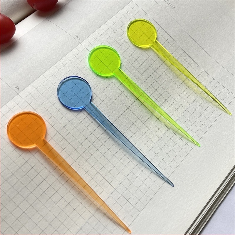 Furculiță de fructe de unică folosință din plastic, compactă, de calitate alimentară, portabilă, pentru uz casnic