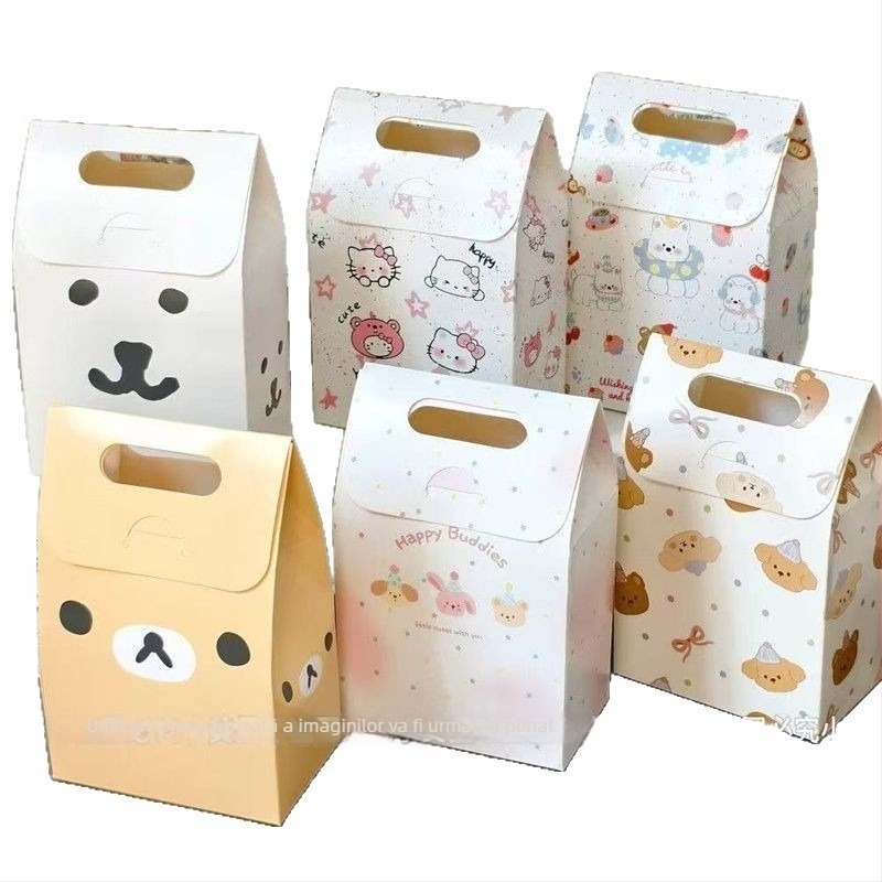 Cutie pentru bomboane cu design desen animat, cadou compact și portabil