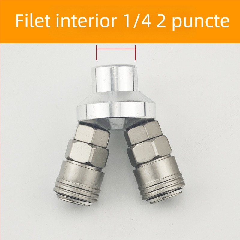 SMYSMV4 Conector rapid tip C – conector circular cu trei și două căi, filet intern și extern, accesorii pneumatice pentru pompă, linie de aer cu închidere proprie