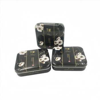 Cutie metalică pătrată cu capac basculant, bază extensibilă, cutie cadou din metal pentru merch anime, personalizabilă
