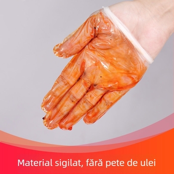 Mănuși de unică folosință din TPE, cu grosime sporită, pentru curățenie casnică și protecție, cutie cu 100 de bucăți