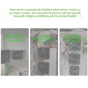 Modul de răcire cu semiconductori pentru frigider auto, 12V, încălzire și răcire duală