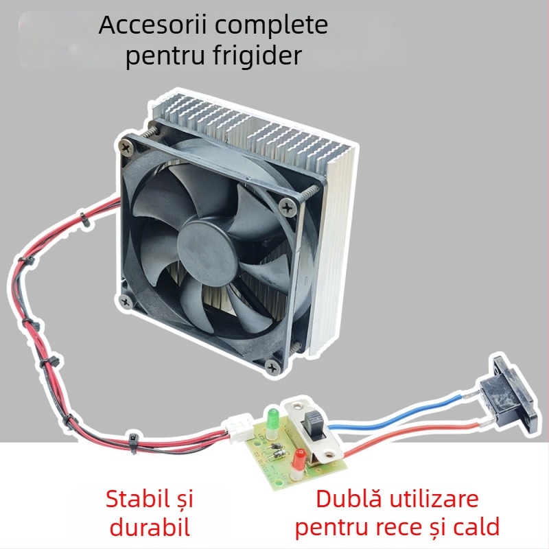Modul de răcire cu semiconductori pentru frigider auto, 12V, încălzire și răcire duală
