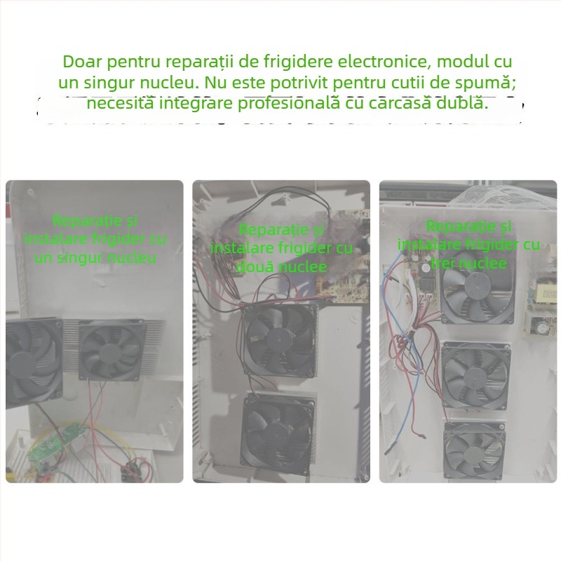Modul de răcire cu semiconductori pentru frigider auto, 12V, încălzire și răcire duală