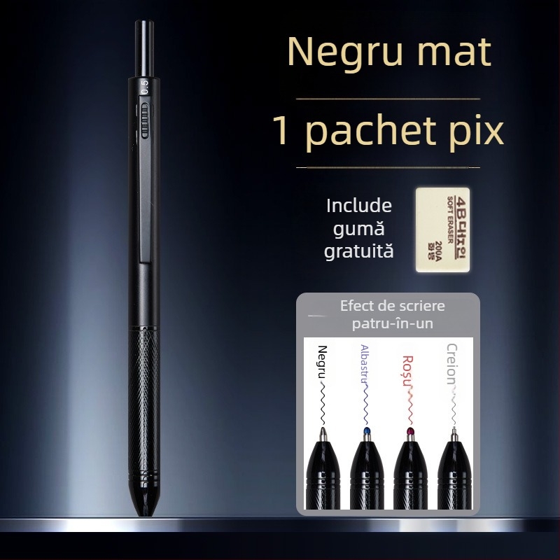 Pix metalic 4 în 1 cu senzor de gravitație, gel multicolor