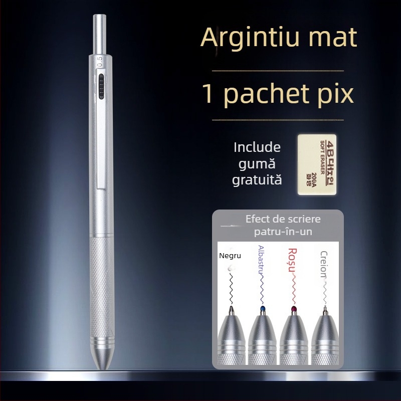 Pix metalic 4 în 1 cu senzor de gravitație, gel multicolor