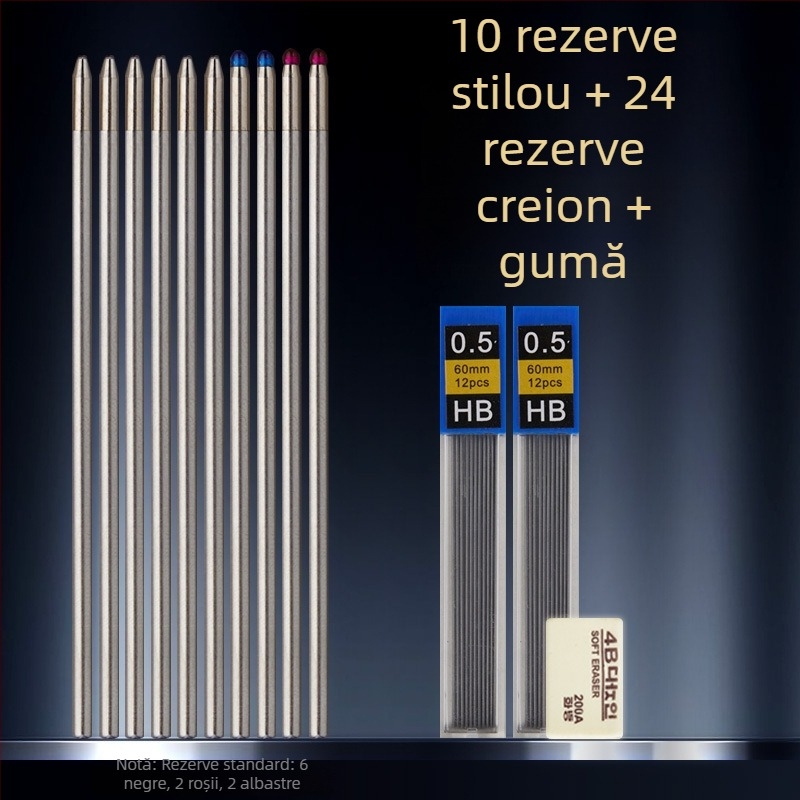 Pix metalic 4 în 1 cu senzor de gravitație, gel multicolor