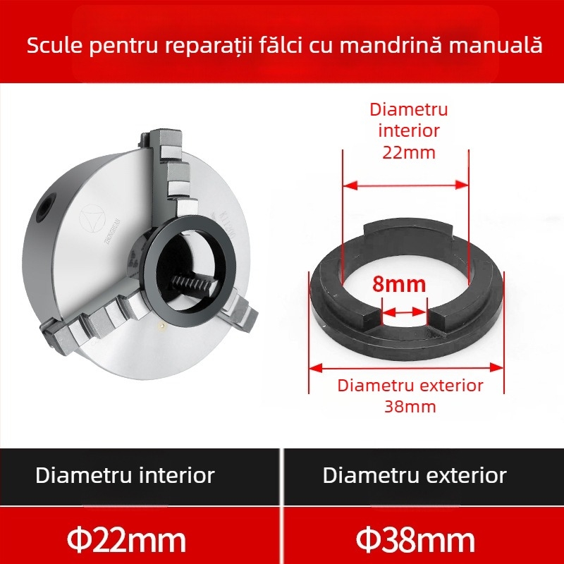 Formator de gheare pentru mandrină de strung cu auto-centrare, trei gheare