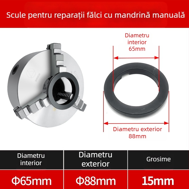 Formator de gheare pentru mandrină de strung cu auto-centrare, trei gheare