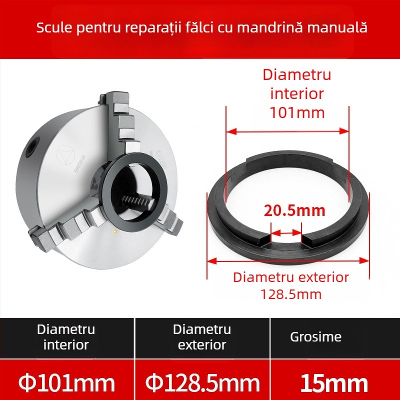 Formator de gheare pentru mandrină de strung cu auto-centrare, trei gheare