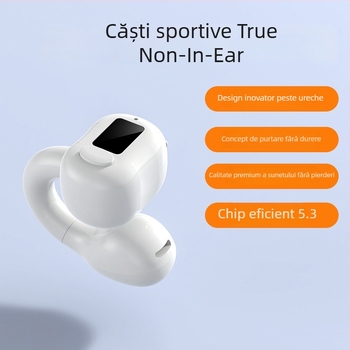 M10 căști Bluetooth cu clips pentru ureche — pentru un singur canal, nu în ureche, Bluetooth 5.0, pentru sport și afaceri