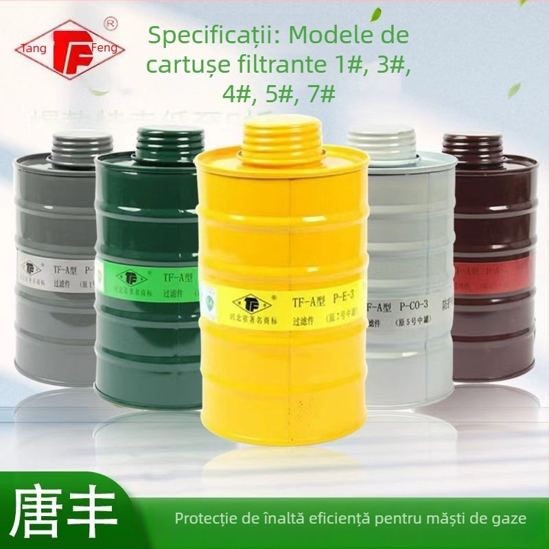 TF-A Filtru pentru mască de gaz 1/3/4/5/7 – recipient cu cărbune activ pentru accesorii ale măștii de pulverizare