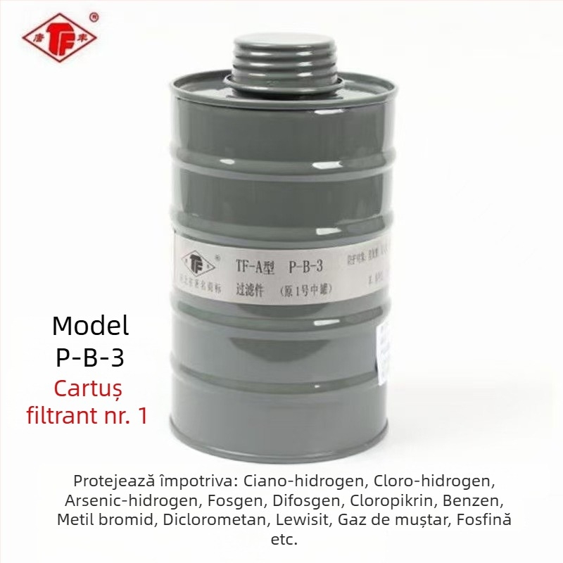 TF-A Filtru pentru mască de gaz 1/3/4/5/7 – recipient cu cărbune activ pentru accesorii ale măștii de pulverizare