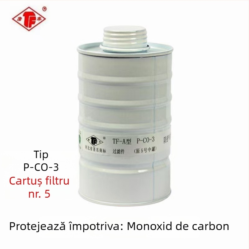 TF-A Filtru pentru mască de gaz 1/3/4/5/7 – recipient cu cărbune activ pentru accesorii ale măștii de pulverizare