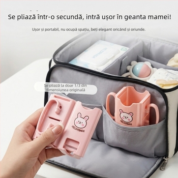 Suport pentru pahar de lapte pentru băuturi în cutii, husă reglabilă și pliabilă, dispozitiv anti-strângere și protecție anti-vărsare