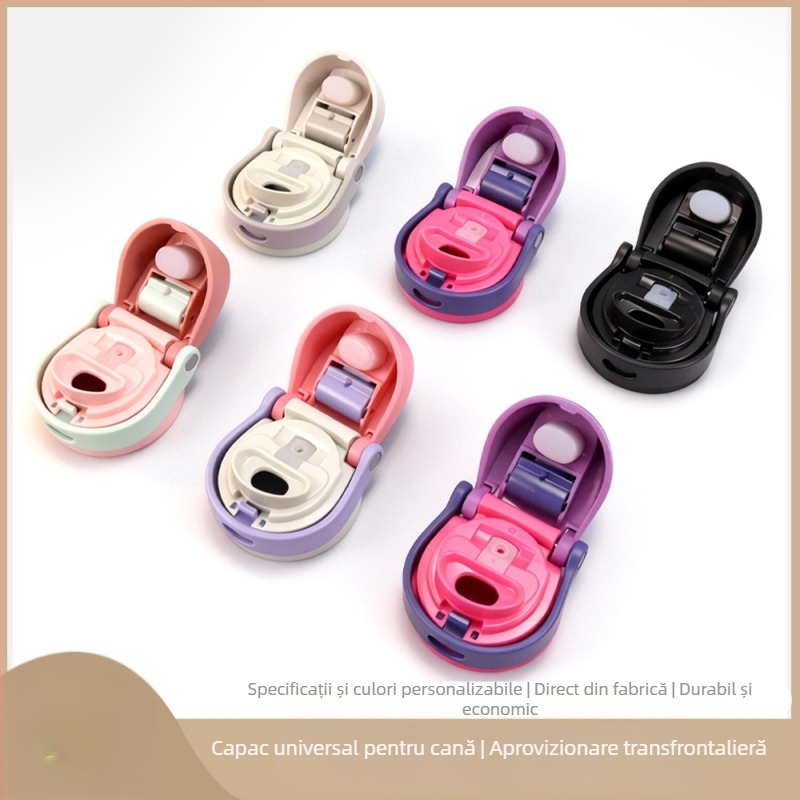Capac termos pentru ceașcă de călătorie cu două băuturi, accesoriu portabil pentru exterior