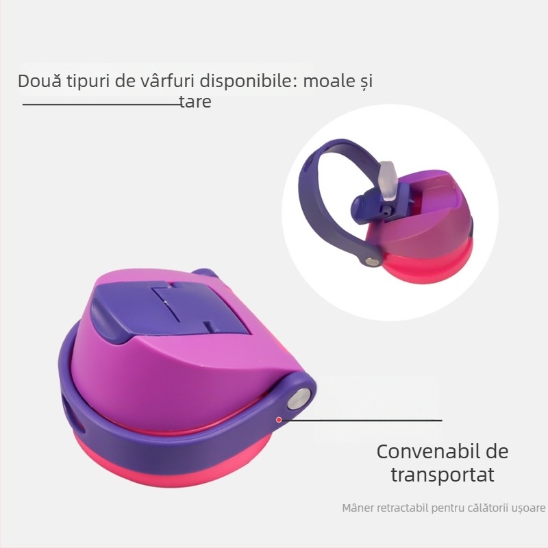 Capac termos pentru ceașcă de călătorie cu două băuturi, accesoriu portabil pentru exterior